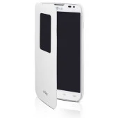 LG L70 Kasalı Kapaklı Orjinal Flip Cover Kılıf - Beyaz - CCF-400 AGEUWH thumbnail 3