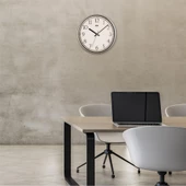 KLİK SLİM GÜMÜŞ DUVAR SAATİ - 4