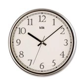 KLİK SLİM GÜMÜŞ DUVAR SAATİ - 1