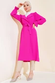 Belden Bağlamalı Kap Fuşya thumbnail 2