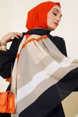 Kalın Çizgili Medine Şal Kiremit - 2