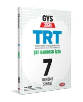 Data 2024 GYS TRT Şef Kadrosu 7 Deneme Görevde Yükselme Data Yayınları - 2
