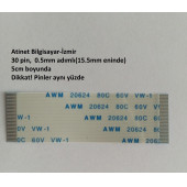 Awm 20624 80C 60V Vw-1 Flex Kablo 30 Pin  5Cm 30-0.5-5A - 1