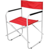Eportatif Bahçe Plaj Sandalyesi Rejisör Koltuk Piknik Koltuk Kırmızı 1070 - 1
