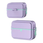 Apple Airpods Pro 1. Nesil ile uyumlu Kılıf Kilit İnce Çizgi Dizayn Case 404 - 10