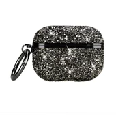 Apple Airpods 3. Nesil ile uyumlu Kılıf Taşlı Parlak Lüks Stone Mira Case - 3