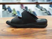 SİYAH HAKİKİ DERİ KADIN TERLİK thumbnail 3