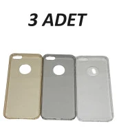 Newface Ultra ince Sert iPhone 5-5S Uyumlu 3 Adet Kılıf - 1