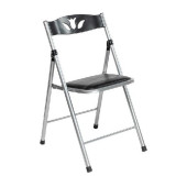 Eportatif Kırma Sandalye Katlanır Koltuk Siyah 4 Adet 1088 - 2