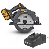 CAT DX53BC 18Volt 2.0Ah Li-ion 185mm Tek Akülü Kömürsüz Profesyonel Daire Testere - 2