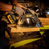 CAT DX53BC 18Volt 2.0Ah Li-ion 185mm Tek Akülü Kömürsüz Profesyonel Daire Testere - 8
