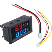 Dijital Volt-Ampermetre DC 0-100V 0-10A - 1
