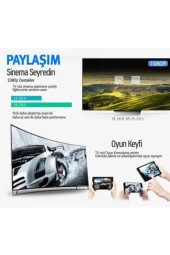 1080P 4K Full HD Destekli Kablosuz Her TV İle Uyumlu Ekran ve Ses Yansıtıcı Görüntü Aktarıcı - 4