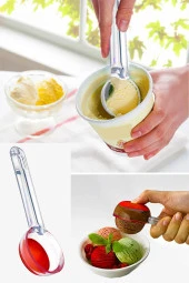 2 Adet Bas-Parmak Dondurma Kaşığı - 4