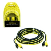 FOR-X X-25RCA ANFİ KABLOSU 2RCA 2RCA 5MT BAKIR - 1