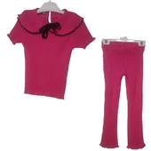 FLOWER İNCE KOMPAKT KIZ ÇOCUK TAKIM thumbnail 2