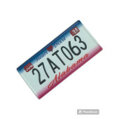 ALABAMA AMERİKA DEKORATİF PLAKA ( 29 CM 14 CM ) - 1