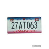 ALABAMA AMERİKA DEKORATİF PLAKA ( 29 CM 14 CM ) - 2