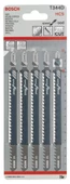 Bosch Hızlı Kesim Serisi Ahşap İçin T 344 D Dekupaj Testeresi Bıçağı - 5'Li Paket - 1