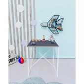 Eportatif Çocuk Etkinlik Oyun Çalışma Masası Aktivite Masası Füme - 1