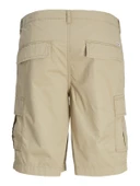 JACK JONES Erkek Uzun Kargo Şort Kapri 12253222 - 8