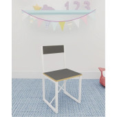 Eportatif çocuk çalışma masası ve 2 sandalyeli oyun etkinlik aktivite masası antrasit - 4