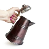 Shark Anatolia Kervan Bakır Sürahi, Sütlük 1 Litre Oksit - 3