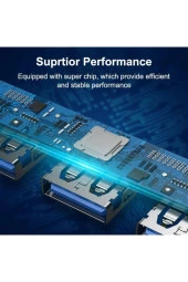 Notebook Ve Pc İçin 5 In 1 Alüminyum Usb 5gbps 3.0 Çoklayıcı Hafıza Kartı Okuyucu Reader - 4