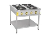 İnoxmaster Taban Raflı Ocak Dörtlü 80x80 Gazlı/Lpg - 1