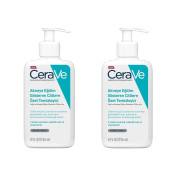 CeraVe Akneye Eğilim Gösteren Ciltlere Özel Temizleyici 2x236 Ml - 1