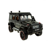 1:16 Ölçek Metal Model Suv Araba Çek Bırak Işıklı Sesli Siyah - 1