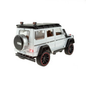 1:16 Ölçek Metal Model Suv Araba Çek Bırak Işıklı Sesli Beyaz - 3