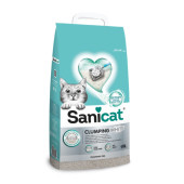 Sanicat clumping white 10lt kokusuz oksijen kontrollü topaklanan kedi kumu - 1