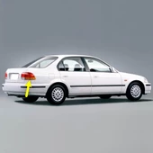 Honda Civic Sedan 1996-2000 Sağ Arka Dış Stop Fren Sinyal Lambası - 1