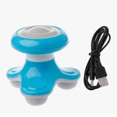 Mini Masaj Aleti USB Şarjlı Çok Fonksiyonlu Üçgen Şekilli Titreşimli - 10