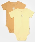 Bebek 2 Parça Kısa Kol Body, %50 Bambu - %50 Organik Pamuk, Bebek ve Yenidoğan Serisi - CSYB9016Bebek 2 Parça Kısa Kol Body, %50 Bambu - %50 Organik Pamuk, Bebek ve Yenidoğan Serisi - CSYB9016 - 2