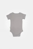 Bebek 2 Parça Kısa Kol Body, %50 Bambu - %50 Organik Pamuk, Bebek ve Yenidoğan Serisi - CSYB9017 - 6