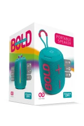 Powerway Bold Turkuaz Taşınabilir Ses Bombası Kablosuz Bluetooth Hoparlör Speaker Yüksek Sesli TWS - 4