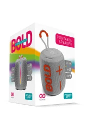 Powerway Bold Gri Taşınabilir Ses Bombası Kablosuz Bluetooth Hoparlör Speaker Yüksek Sesli TWS - 4
