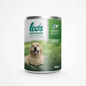 Leos Sığır Parça Etli Soslu Yetişkin Köpek Konservesi 12 Adet 400 Gr - 1