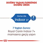 Royal Canin Indoor 27 Evde Yaşayan Yetişkin Kedi Maması 400 Gr thumbnail 2
