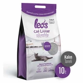 Leos Cat Litter Lavanta Kokulu Kalın Taneli Kedi Kumu 10 Lt - 1