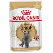 Royal Canin British Shorthair Adult Pouch Yetişkin Kedi Konservesi 12 Adet 85 Gr thumbnail 1