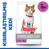 Hill’s SCIENCE PLAN Sterilised Ördekli Kısırlaştırılmış Kedi Maması 3 Kg - 1