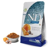 N&D Ocean Pumpkin Balkabaklı Ringa Balıklı Portakallı Tahılsız Yetişkin Kedi Maması 1,5 Kg - 1