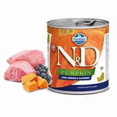 N&D Pumpkin Balkabaklı Kuzulu Yaban Mersinli Tahılsız Yavru Köpek Konservesi 6 Adet 285 Gr - 1