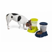 Moderna Smart Hazneli Kedi ve Köpek Mama Kabı Gri 3 Lt - 1