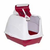 Moderna Flip Cat Kapalı Kedi Tuvaleti 50 Cm Kırmızı - 1