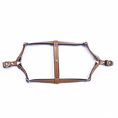 Doggie Konfor Ronin Deri Köpek Göğüs Tasması Camel 1,5x40 45 Cm - 1