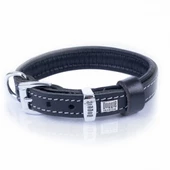 Doggie Yumuşak Firstclass Deri Köpek Boyun Tasması Siyah 1,5x25-30 Cm thumbnail 2